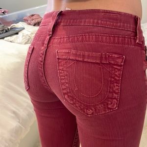 True Religion Jeans- Red